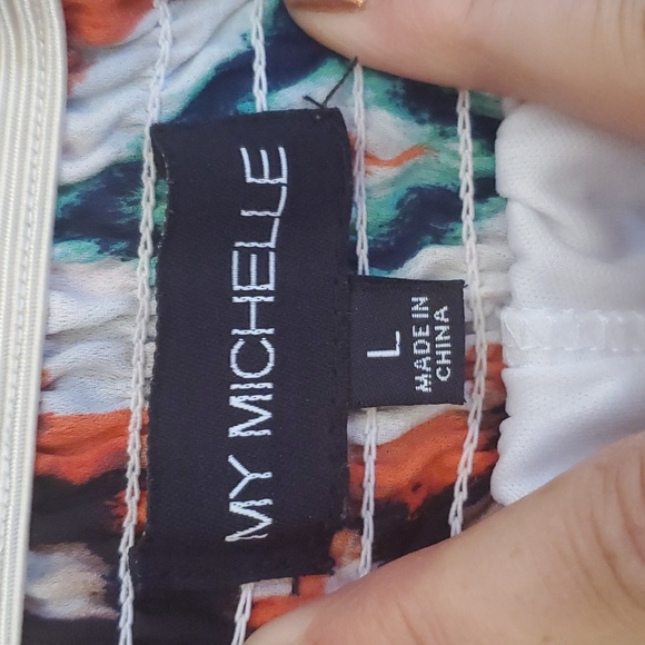 Aztec print lightweight Palazzo Pants - Picture 4 of 7